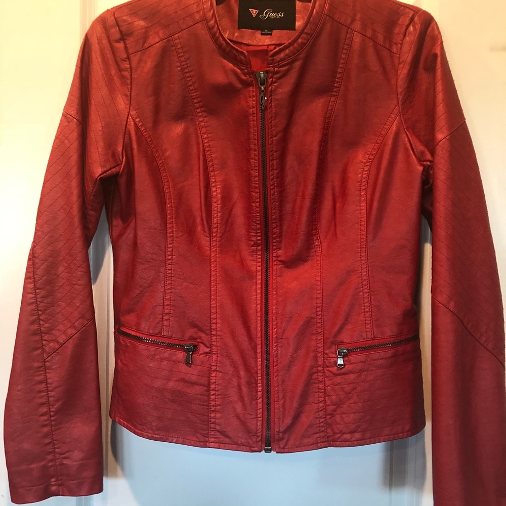 Sassy Red Guess Jacket!